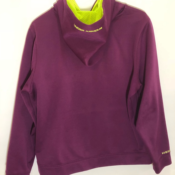 Under Armour Boys Burgundy Hoodie - Picture 2 of 5